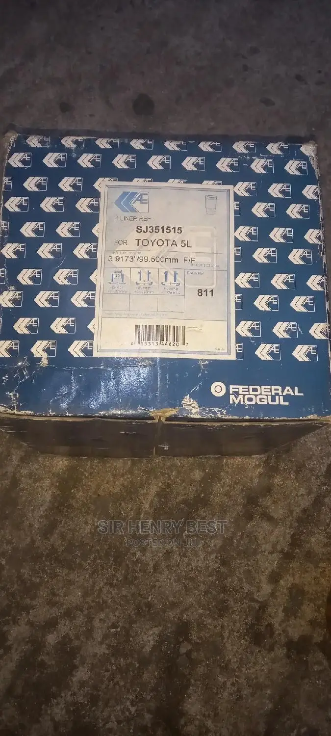 Piston Sleeves Toyota 5L Engine Diesel