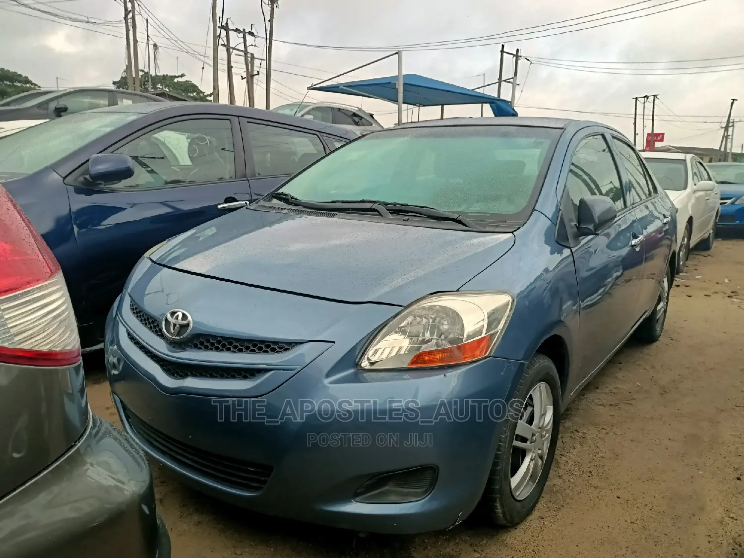 Toyota Yaris Sedan 2007 Blue