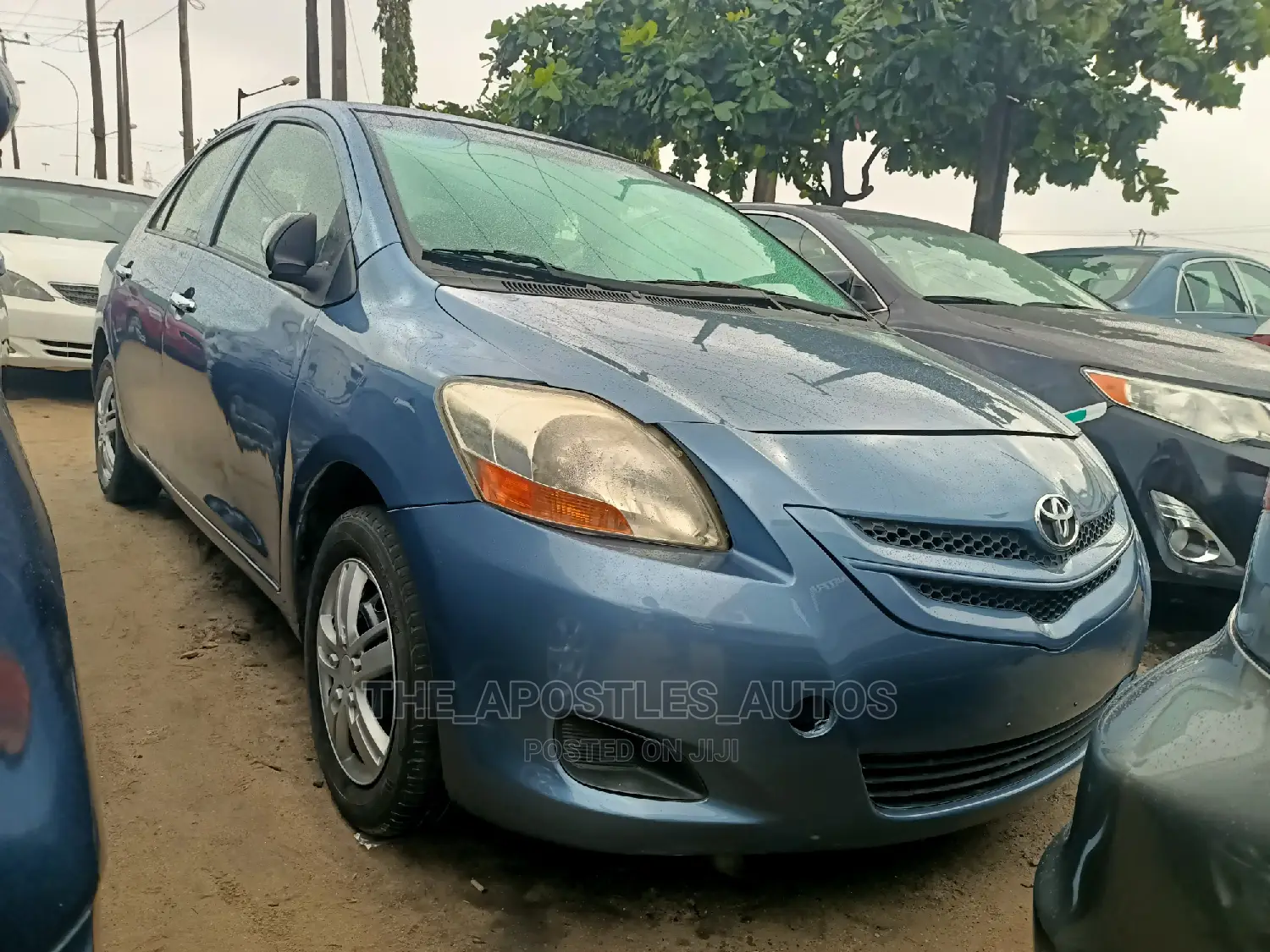 Toyota Yaris Sedan 2007 Blue
