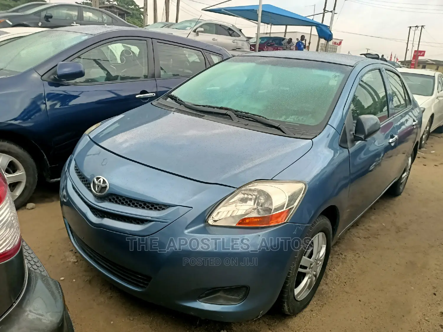 Toyota Yaris Sedan 2007 Blue