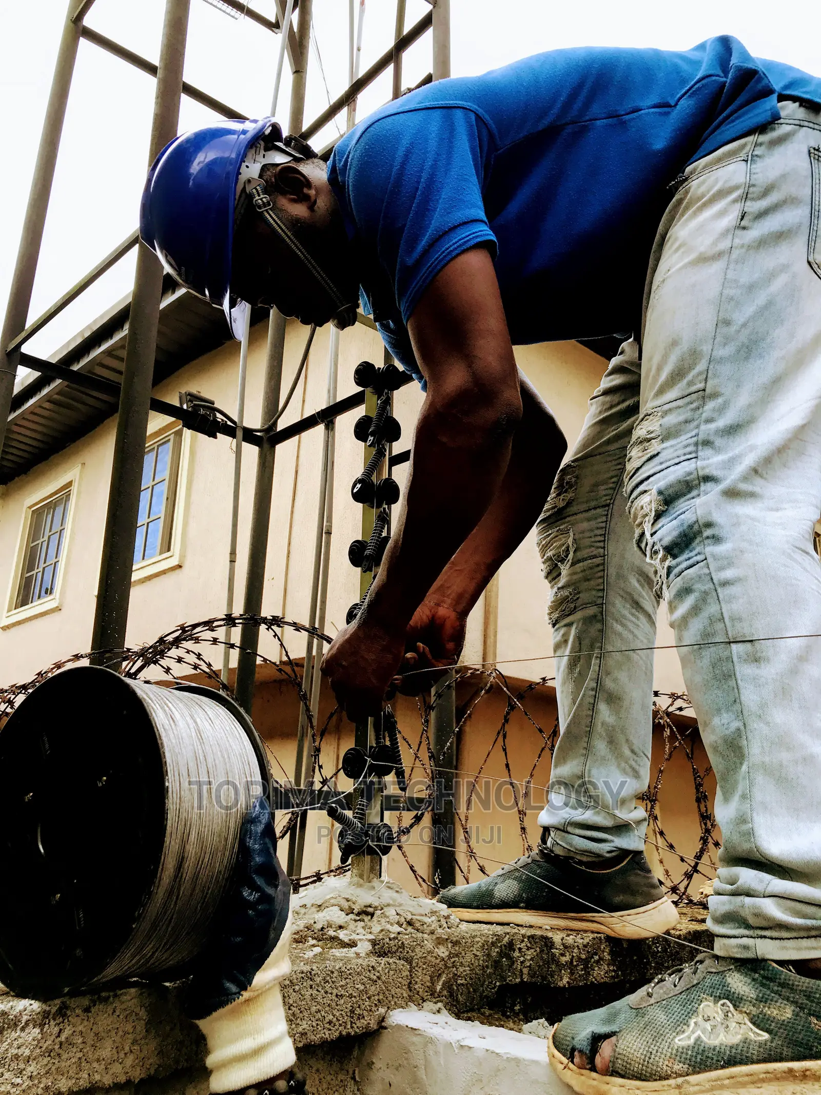 An Electric Fence Installation