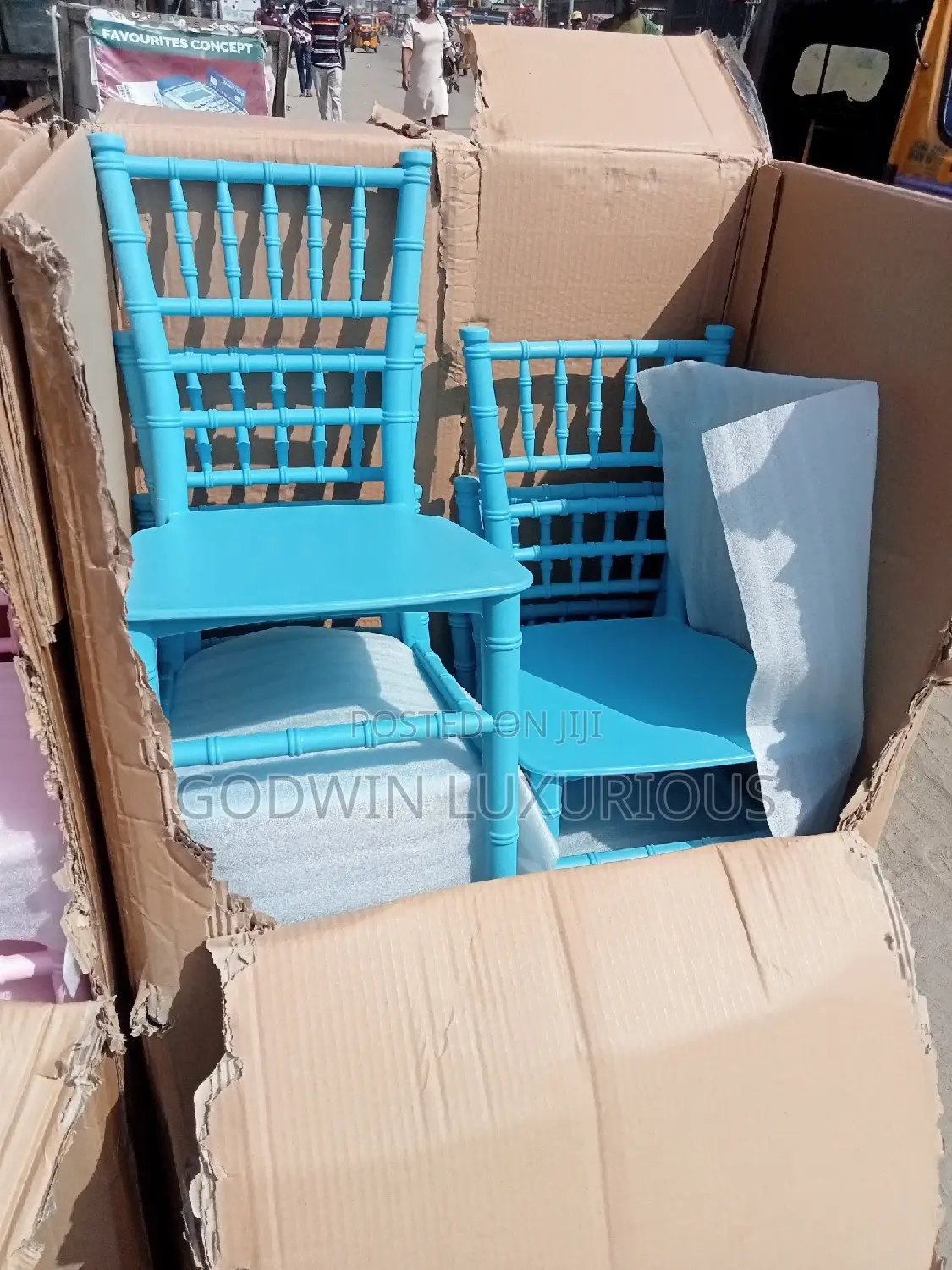 Blue Children Chiavari Chairs