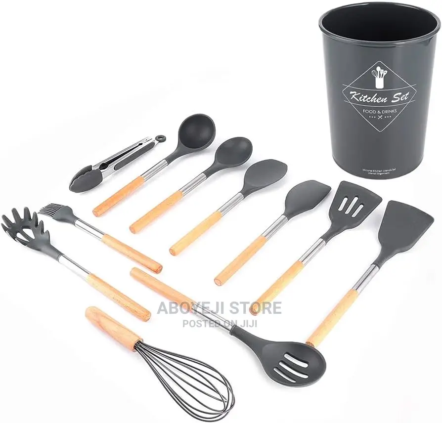 Silicone Kitchen Utensils Set ( 12pieces )