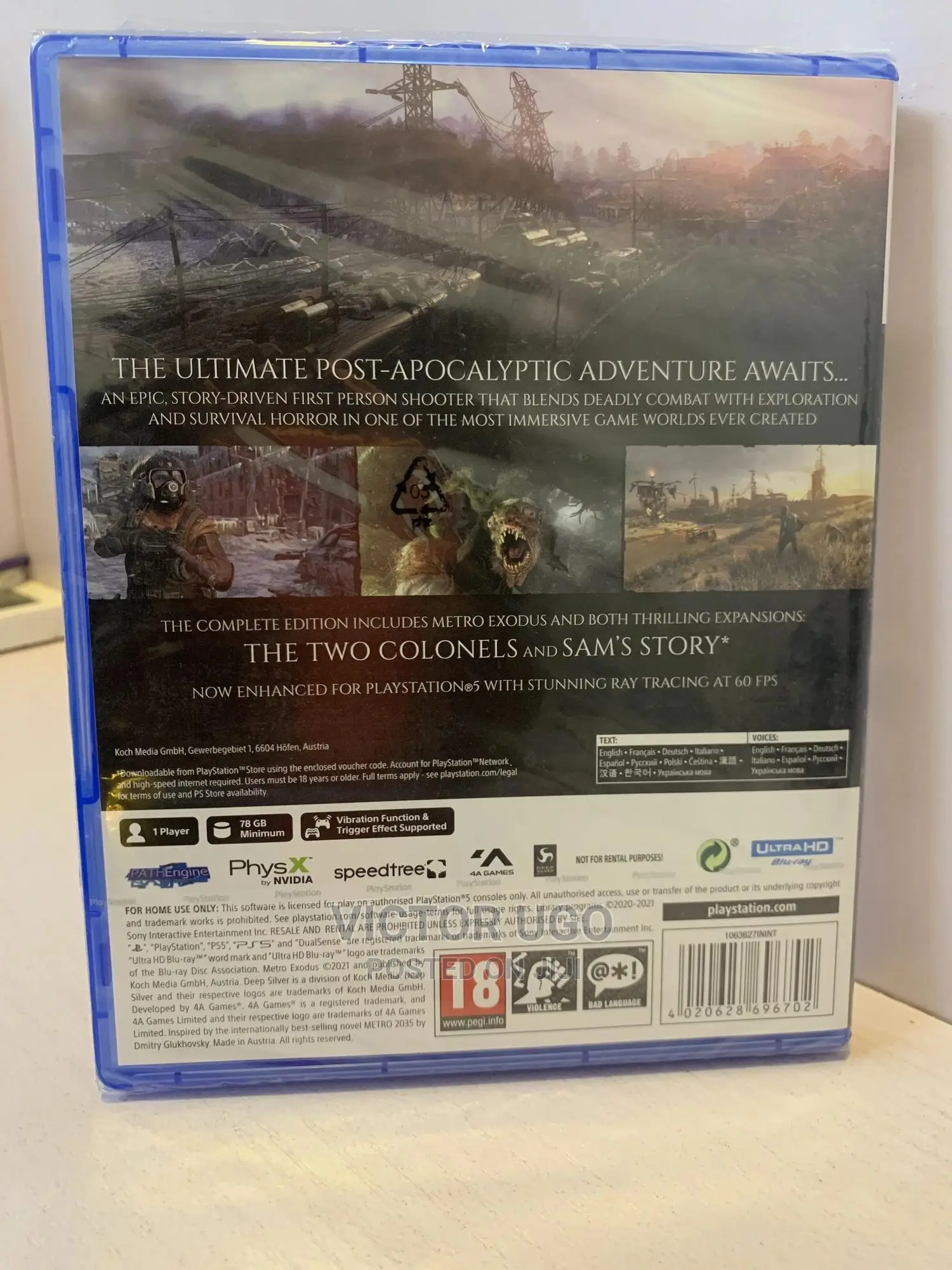 Ps5 Metro Exodus