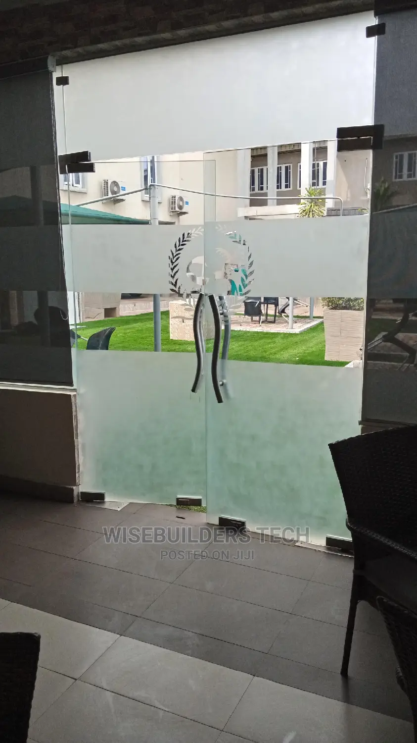 Tampared Glass Door