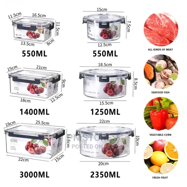 Food Storage Container 3 in 1