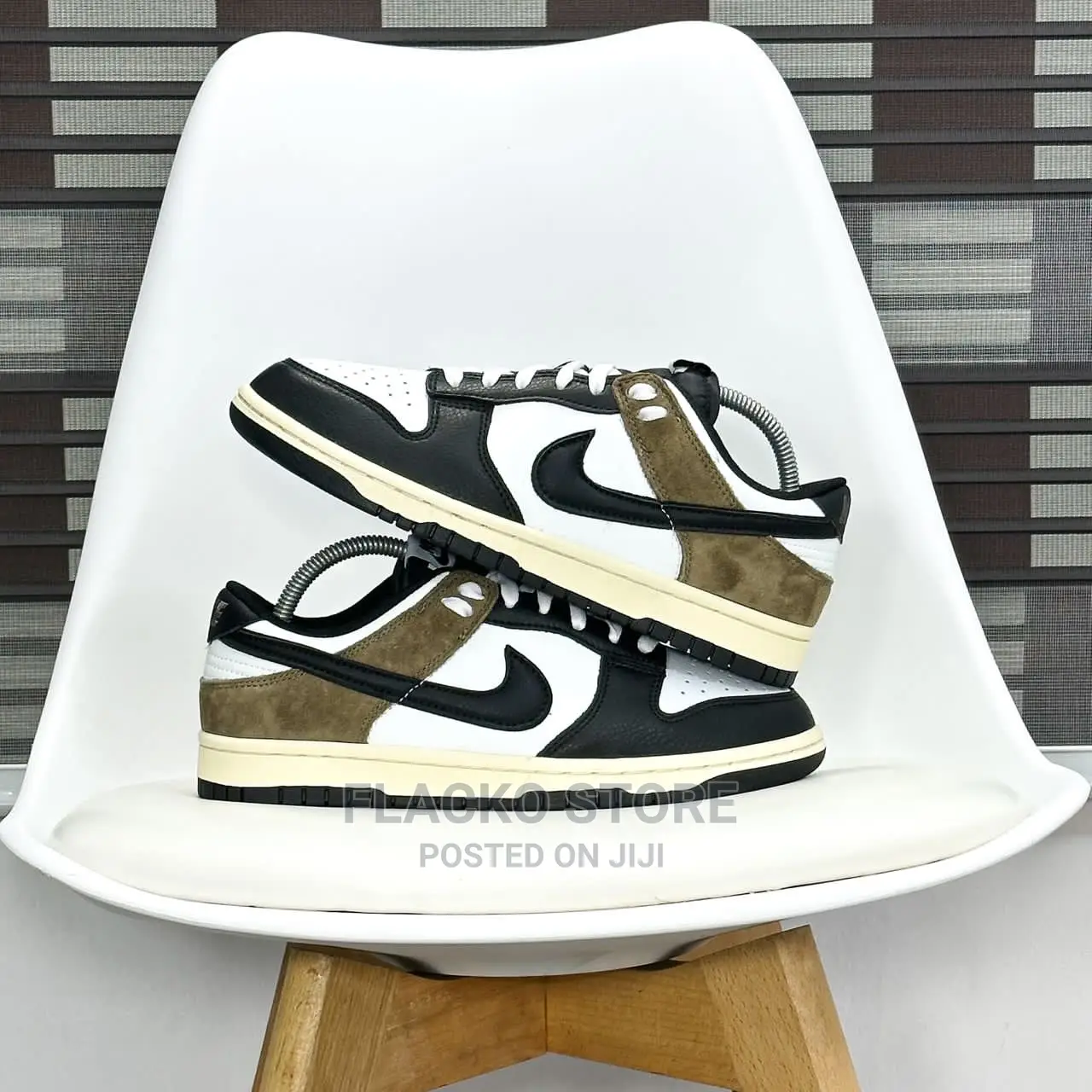 Original Nike Dunk Low by You Dark Mocha Hommage Sneakers