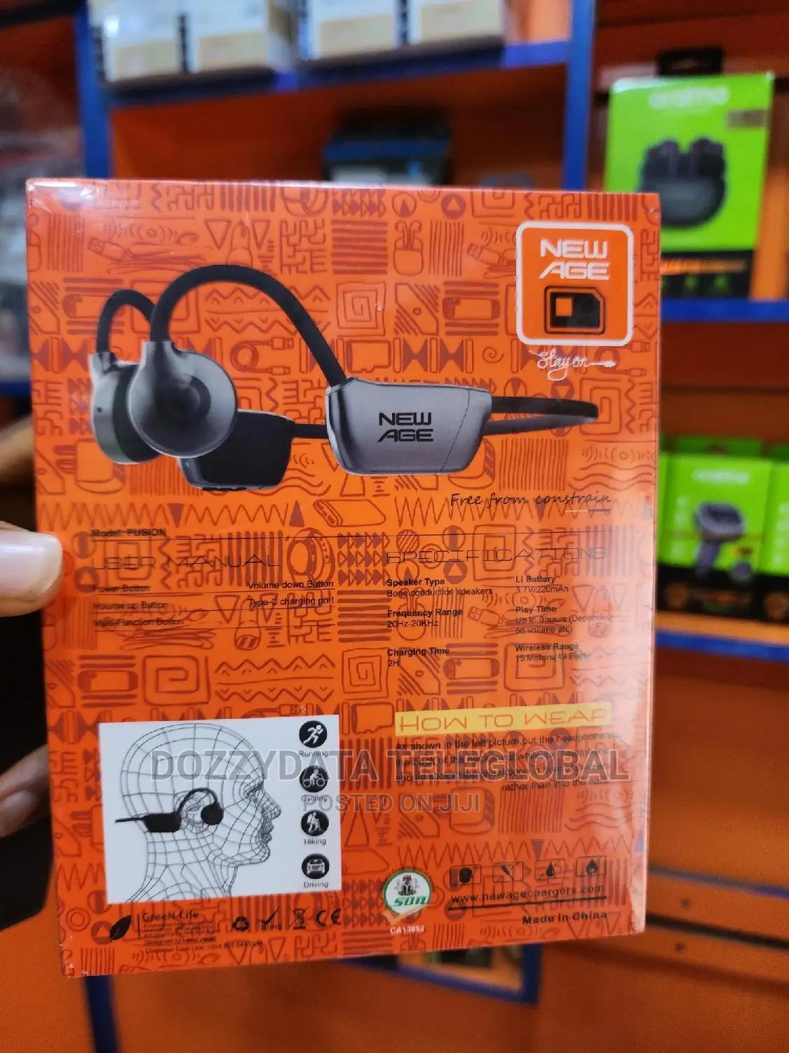Newage Fusion-Bone Conduction Headphones