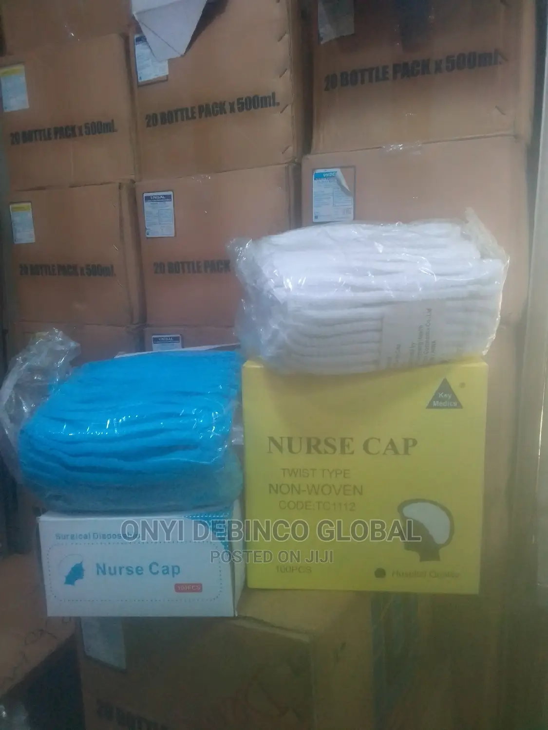 Disposable Surgical Head Caps and Nurse Cap (100 in a Pack)
