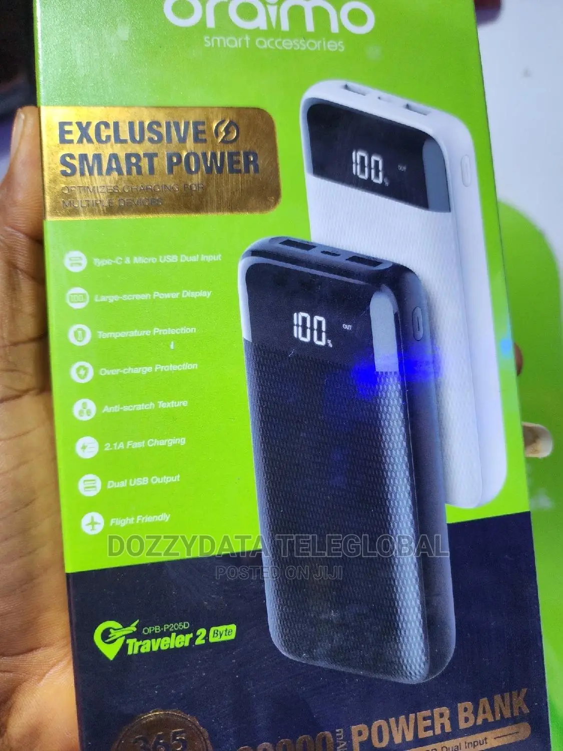 Oraimo P205d Digital Display Power Bank - 20000mah