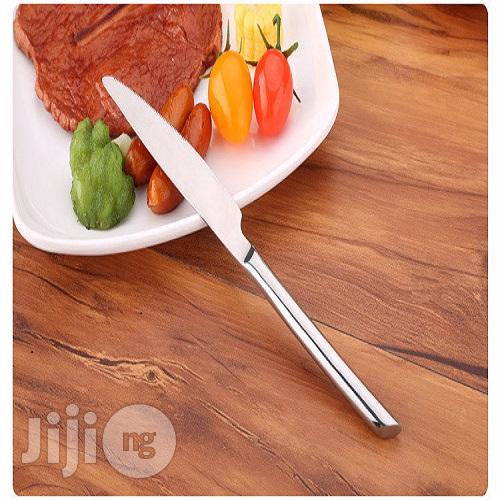 18pcs S/S Cutlery Spoon Swing Steak Knife And Fruit Fork