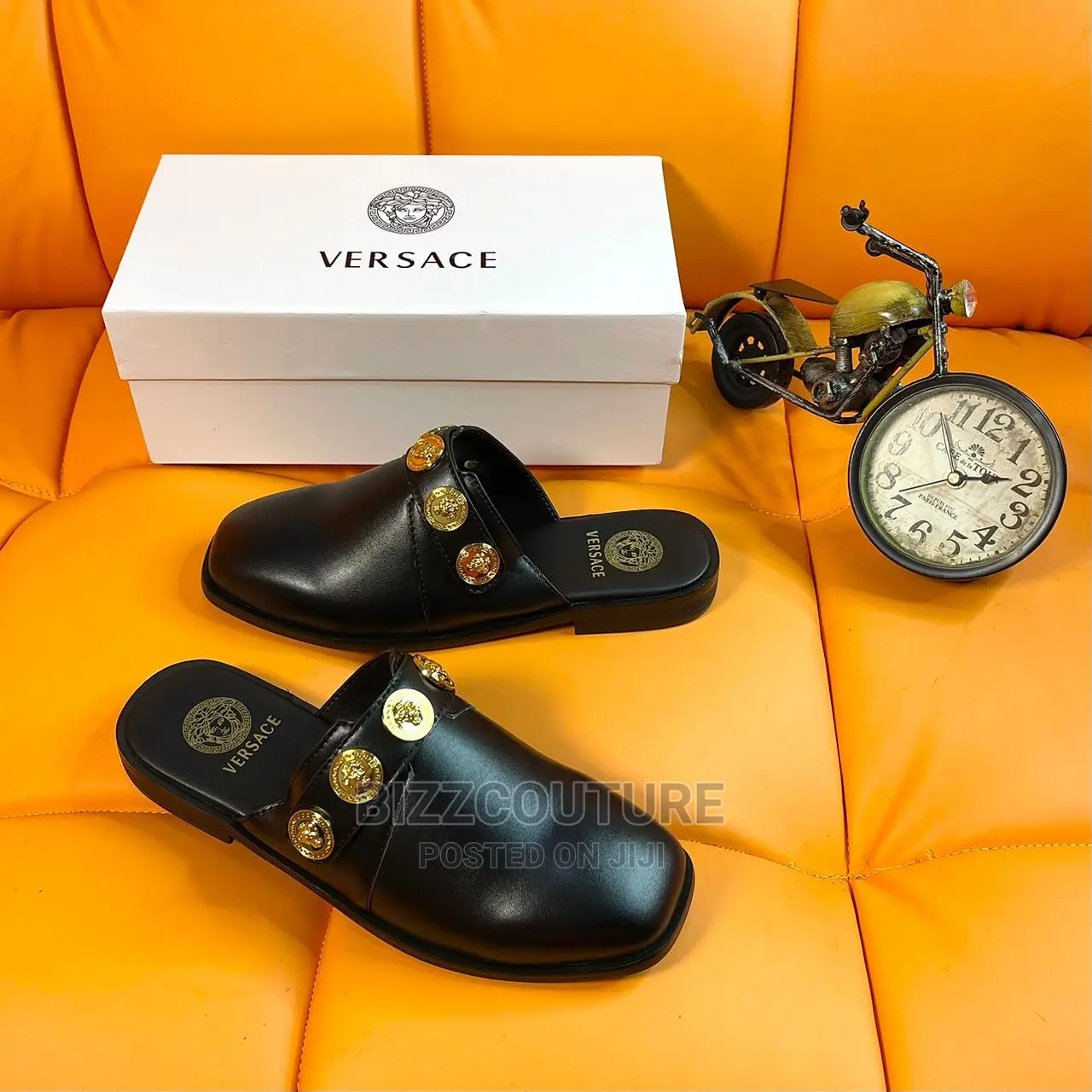 Original VERSACE Half Shoes Available in Store