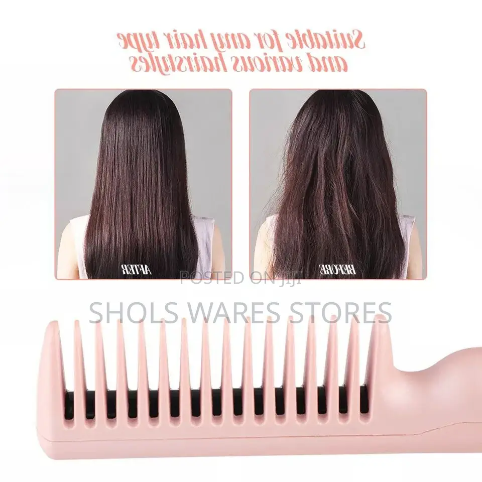 Rechargeable Mobile Hair Straightener and Comb