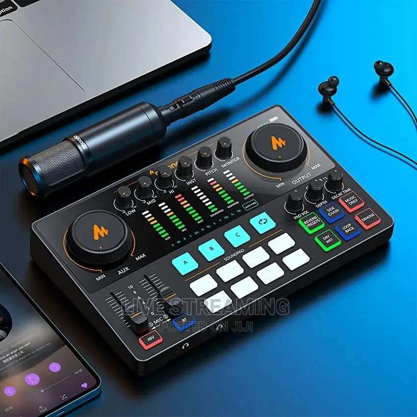 Ame2a Maono E2 Soundcard + Mic + in-Ears Live - Studio Set