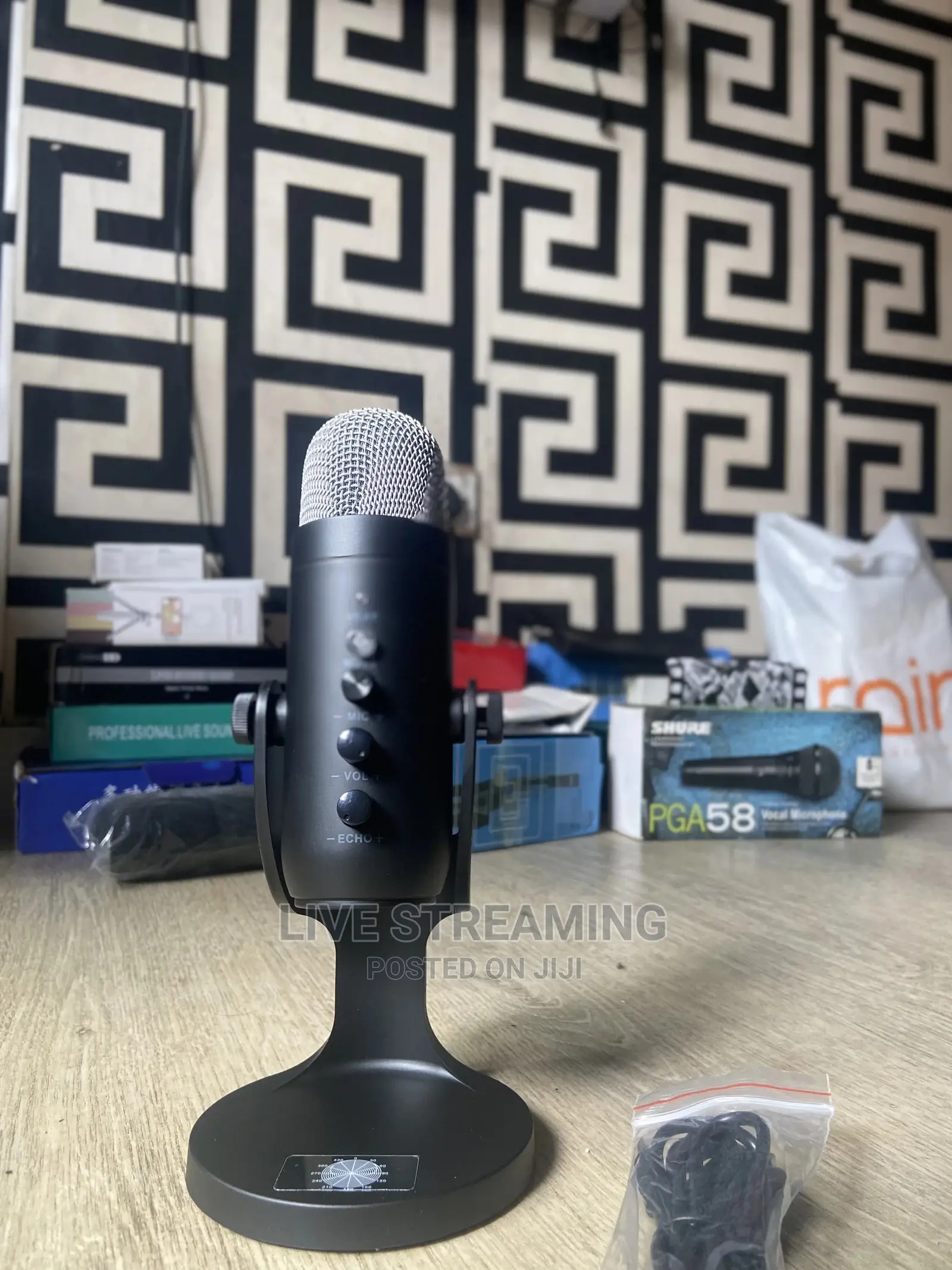 Generic Quality Podcast Usb Mic Plug Directly to Phone
