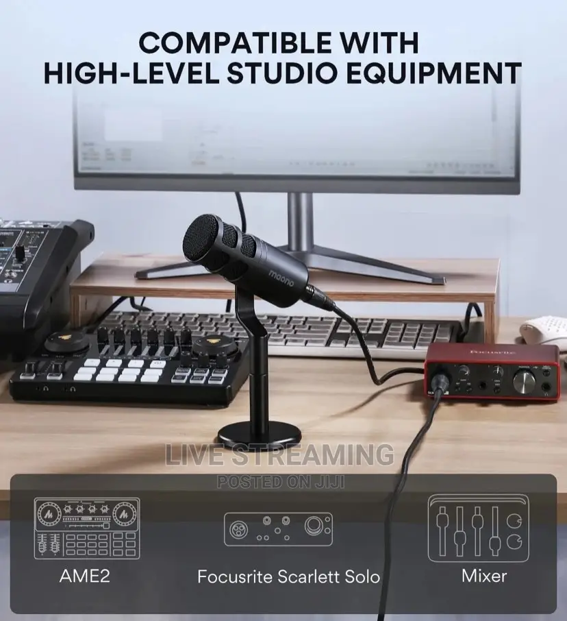 Pd100 XLR Podcast Microphone