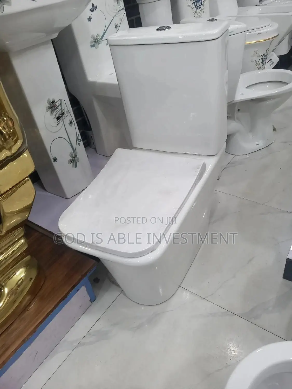 Original Twyford Wc With Washing Hand Basin