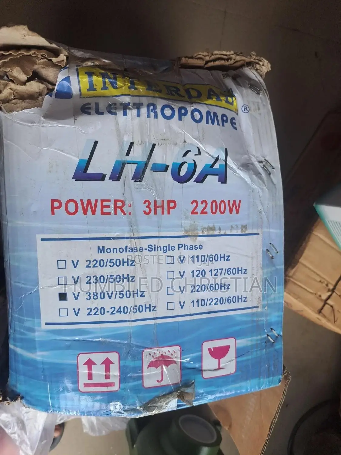 3hp Interdab 3phase and 3inches