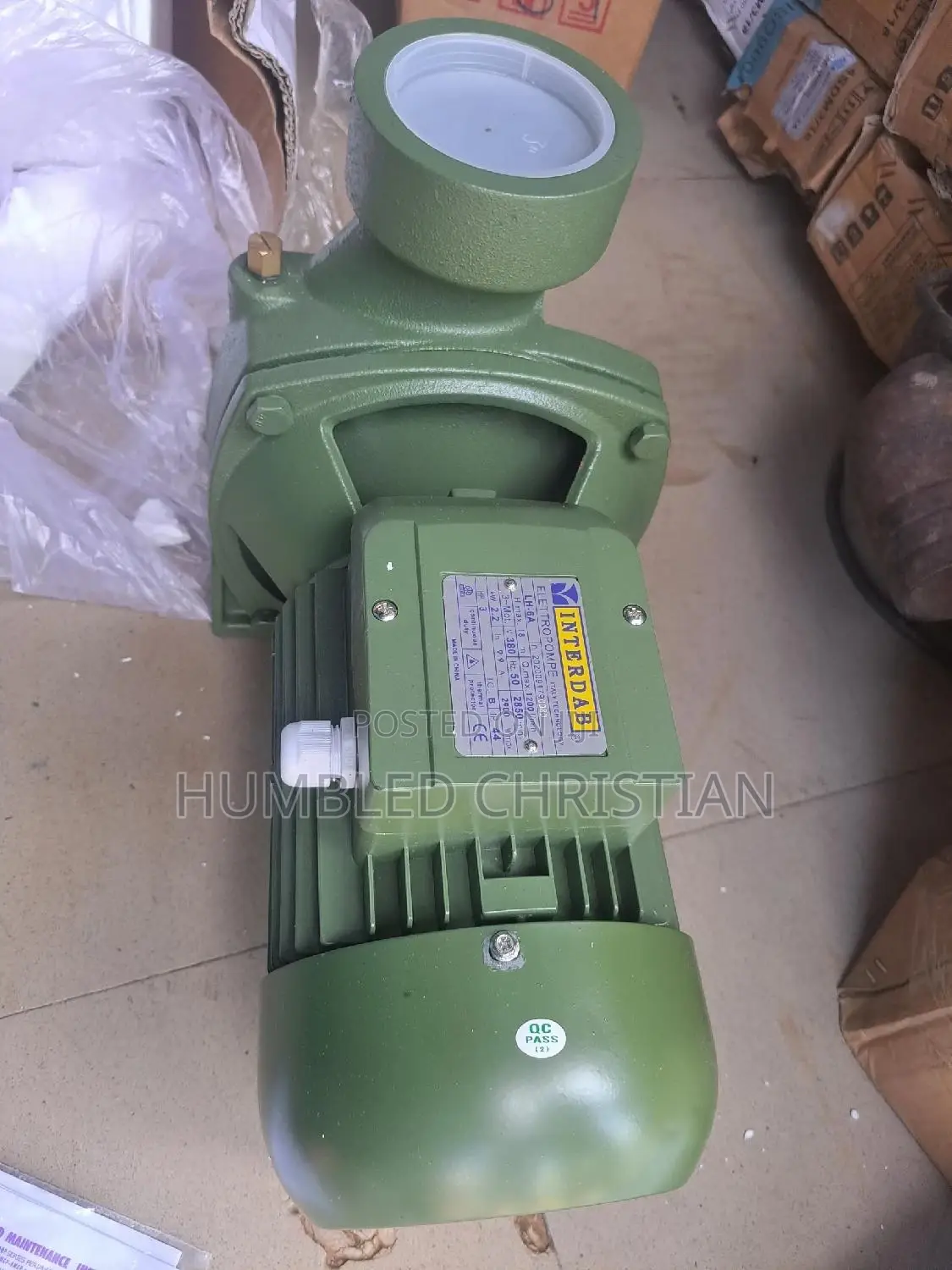3hp Interdab 3phase and 3inches