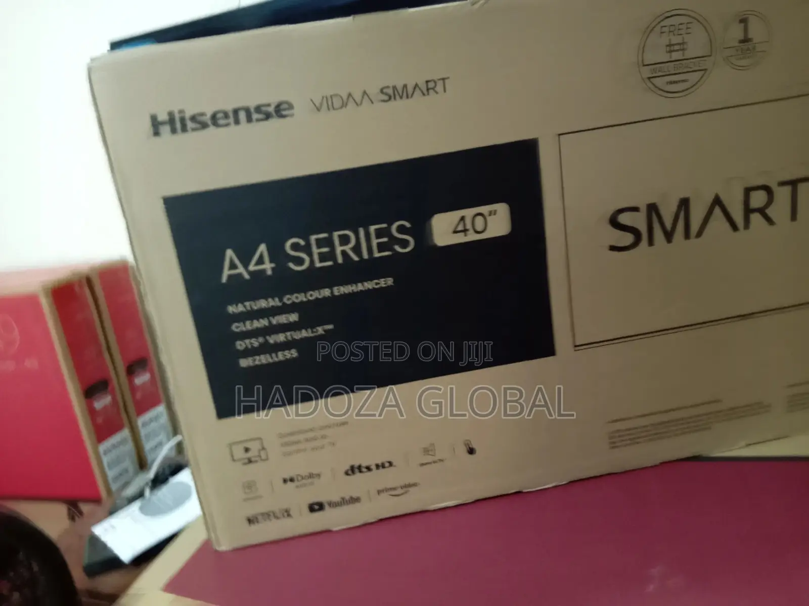 Brand New Hisense 40" Vidaa Smart Television Built-in Wifi