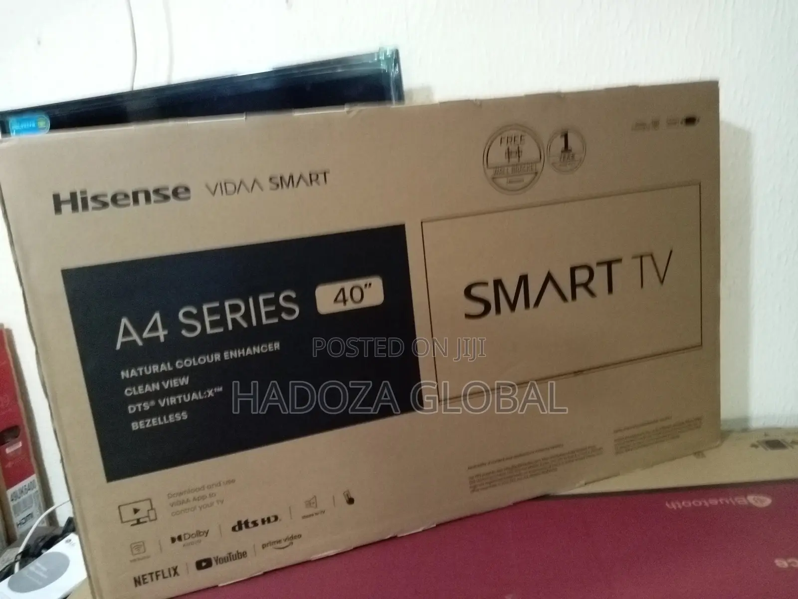 Brand New Hisense 40" Vidaa Smart Television Built-in Wifi