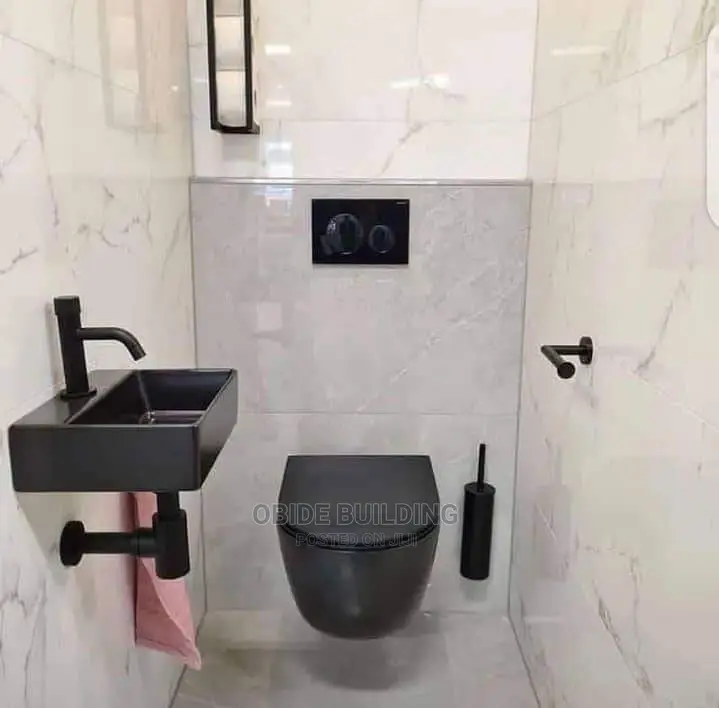 Wall Hug Water Closet Black