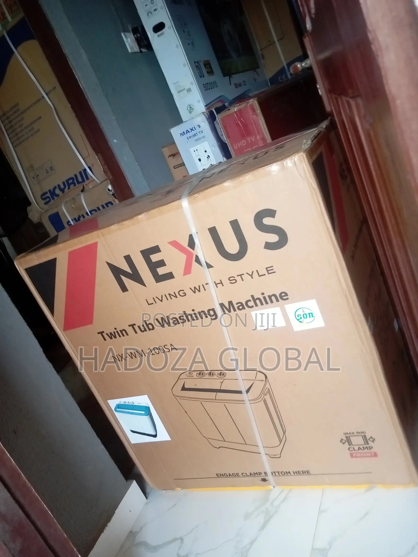 NEXUS 10KG WASHING MACHINE + Super Quiet Design