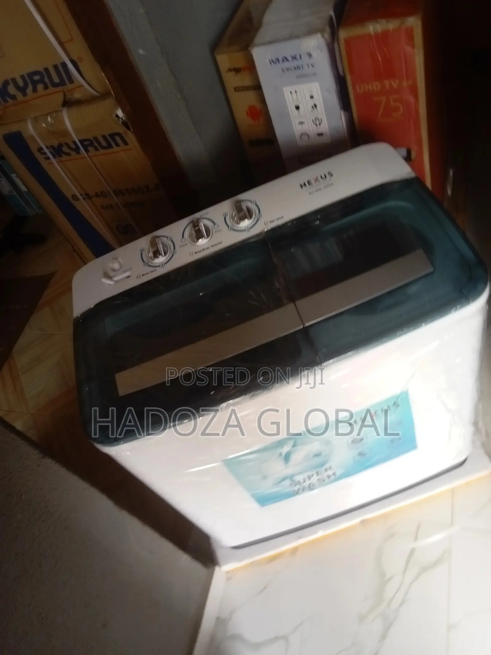 Nexus 10kg Double Tub Washing Machine With Lint Filter
