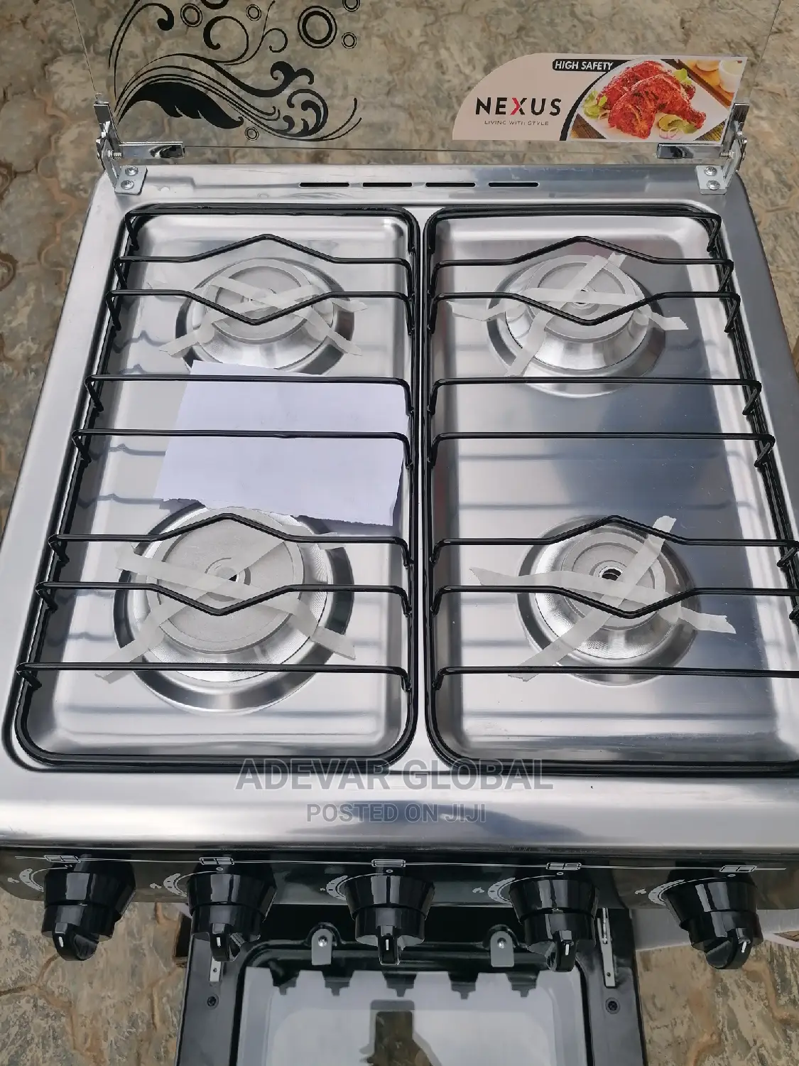 Nexus 4 Burner Gas Cooker Nx-5055 With Oven for Baking