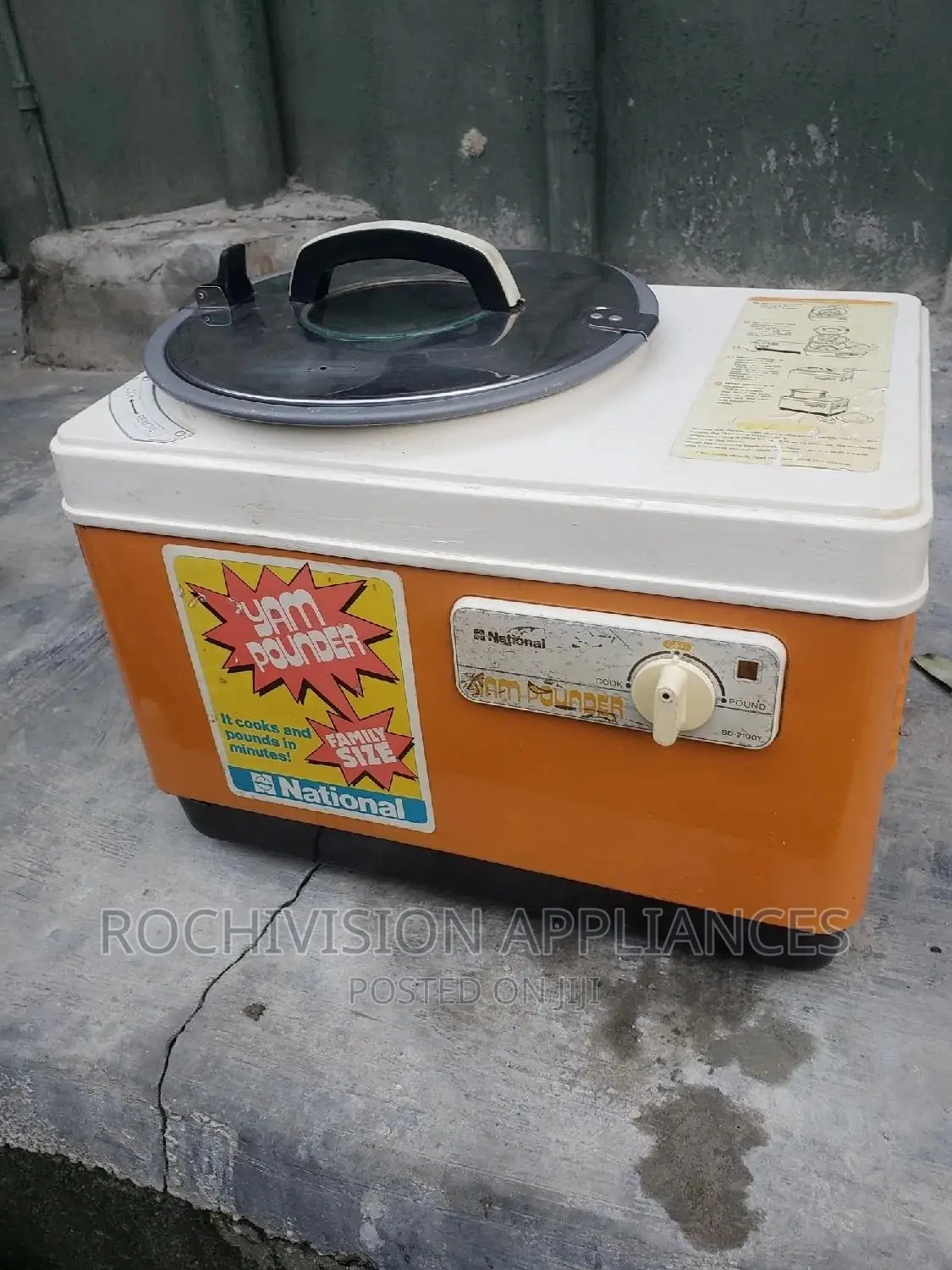 Industrial Yam Pounder National Yam Pounder Family Size