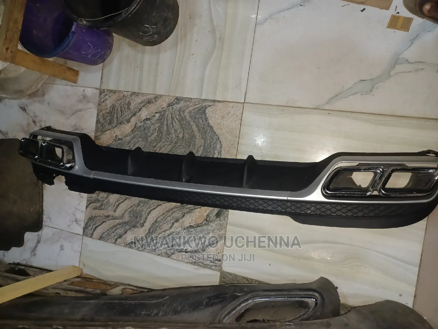 Bumper Down /Paded E350 2015 With Exhaust Mouth