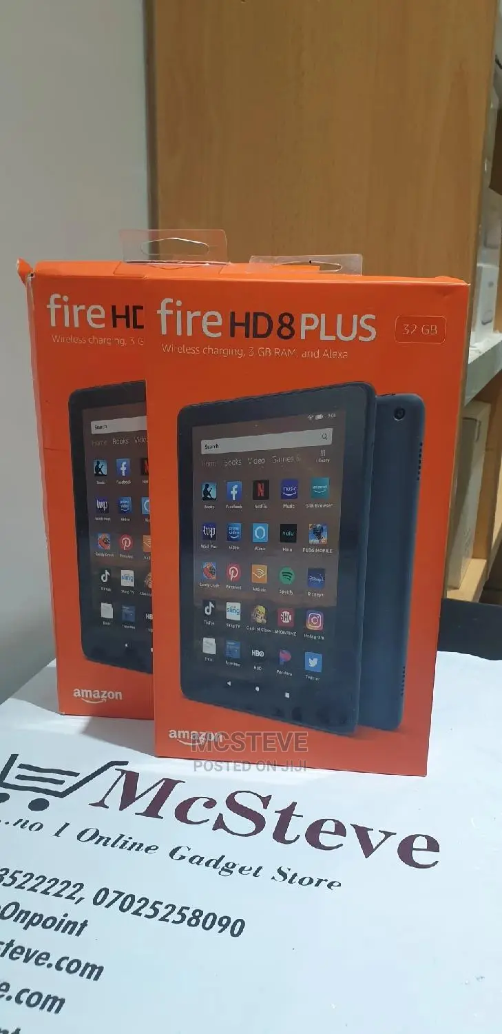 New Amazon Fire HD 8 Plus (2020) 32 GB Gray