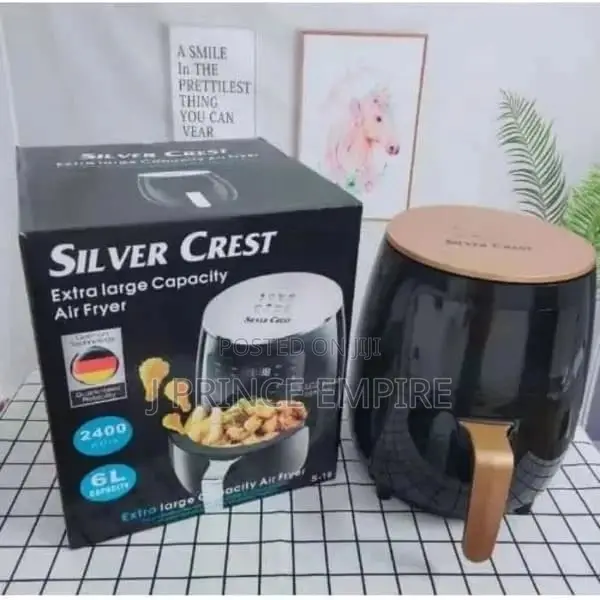 Extra Large Capacity Air Fryer Silver Crest 6l 2400watts