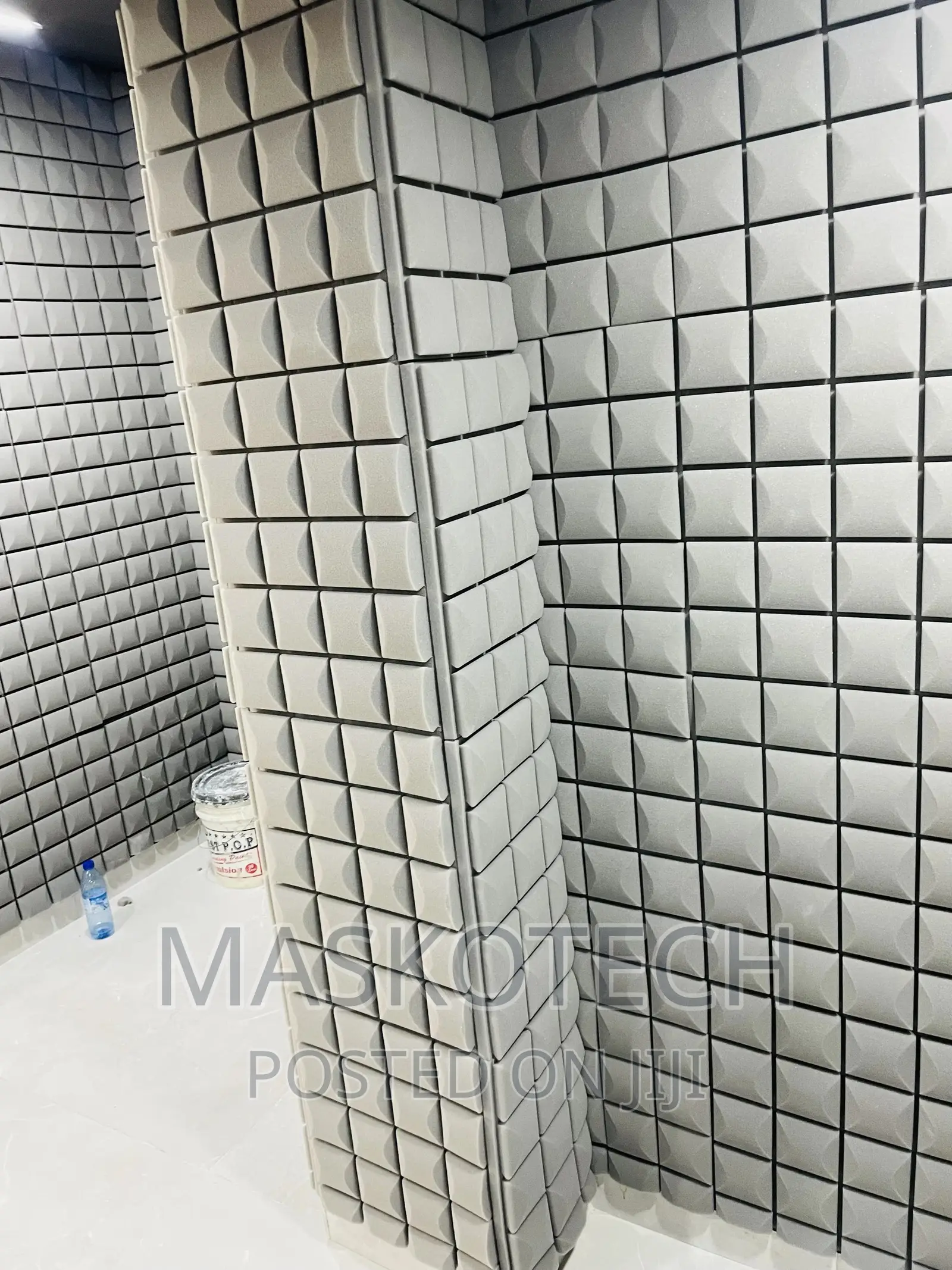 Acoustic Foam Installation
