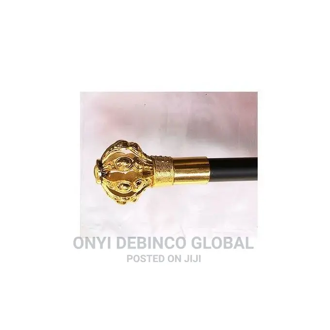 Fashion Royal Crown Walking Stick Black/Gold