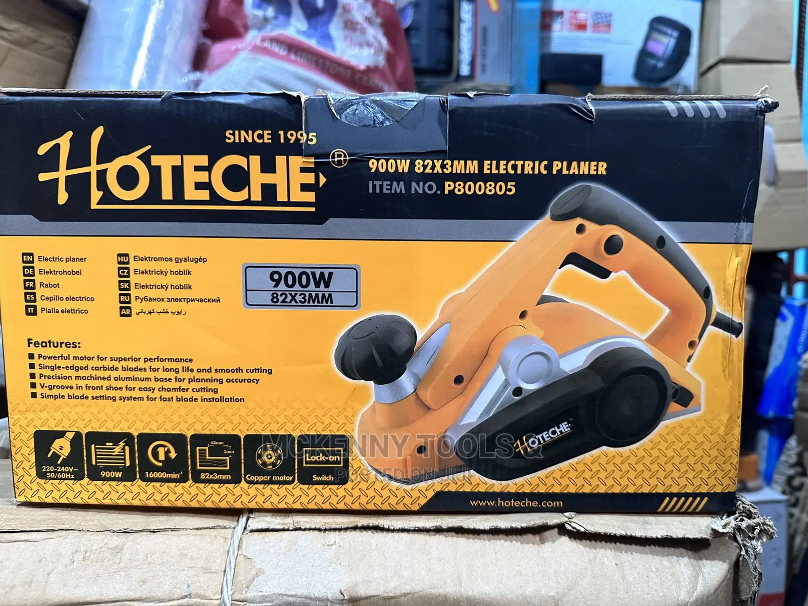 Hoteche 90x2mm 950W Electric Planer