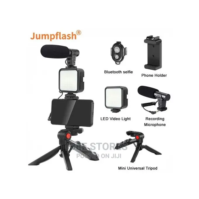 3 In 1 Live Streaming Vlog Vlogging Video Making Kit