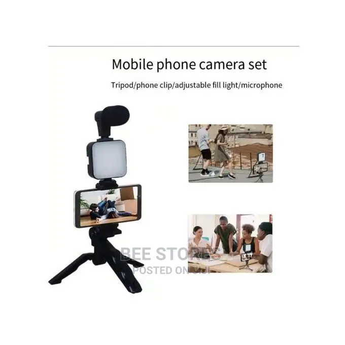 3 In 1 Live Streaming Vlog Vlogging Video Making Kit