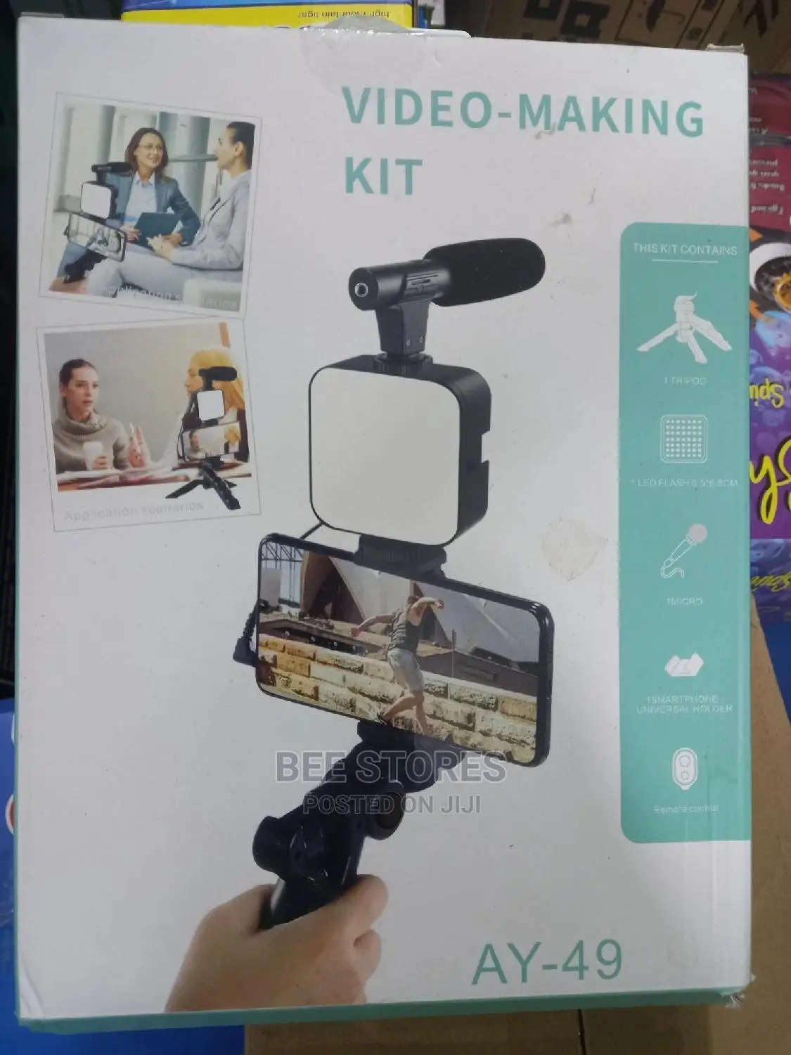 3 In 1 Live Streaming Vlog Vlogging Video Making Kit