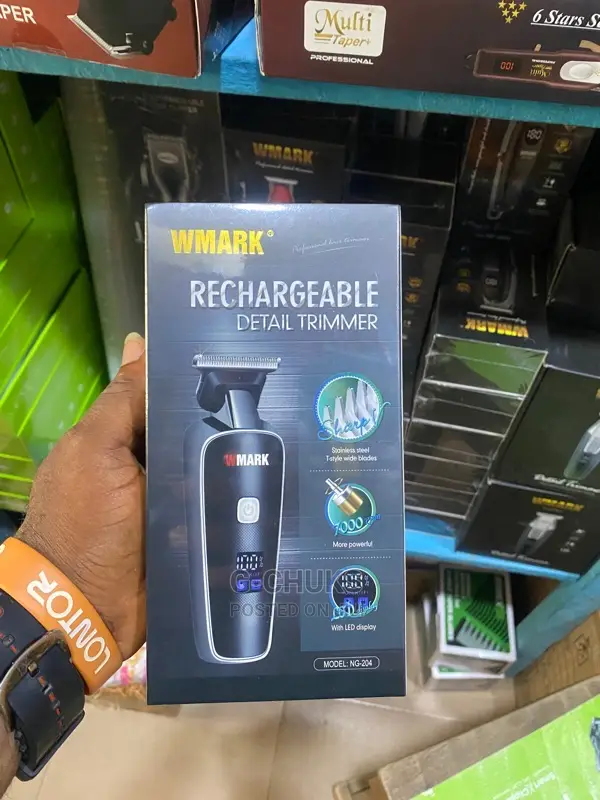 Wmark Ng-204 Professional Clipper Usb Rechargeable Trimmer