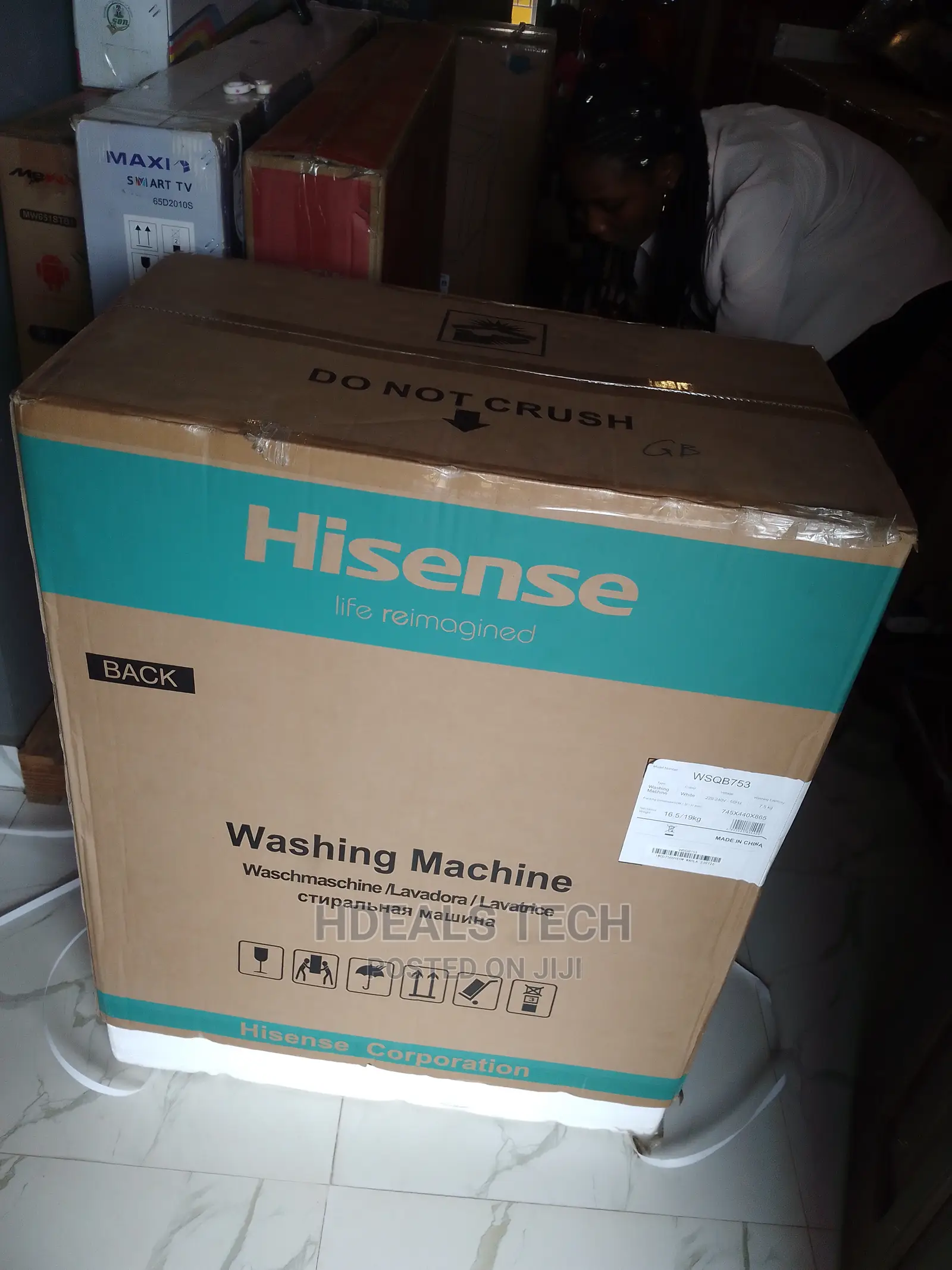 Brand New Quality Hisense 7.5kg Top Loader Washing Machine