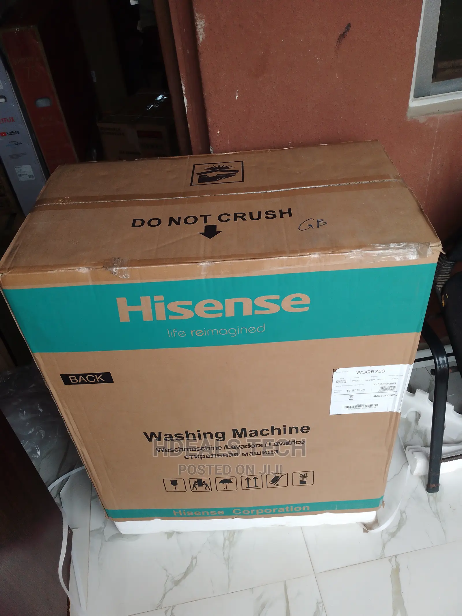 Brand New Quality Hisense 7.5kg Top Loader Washing Machine