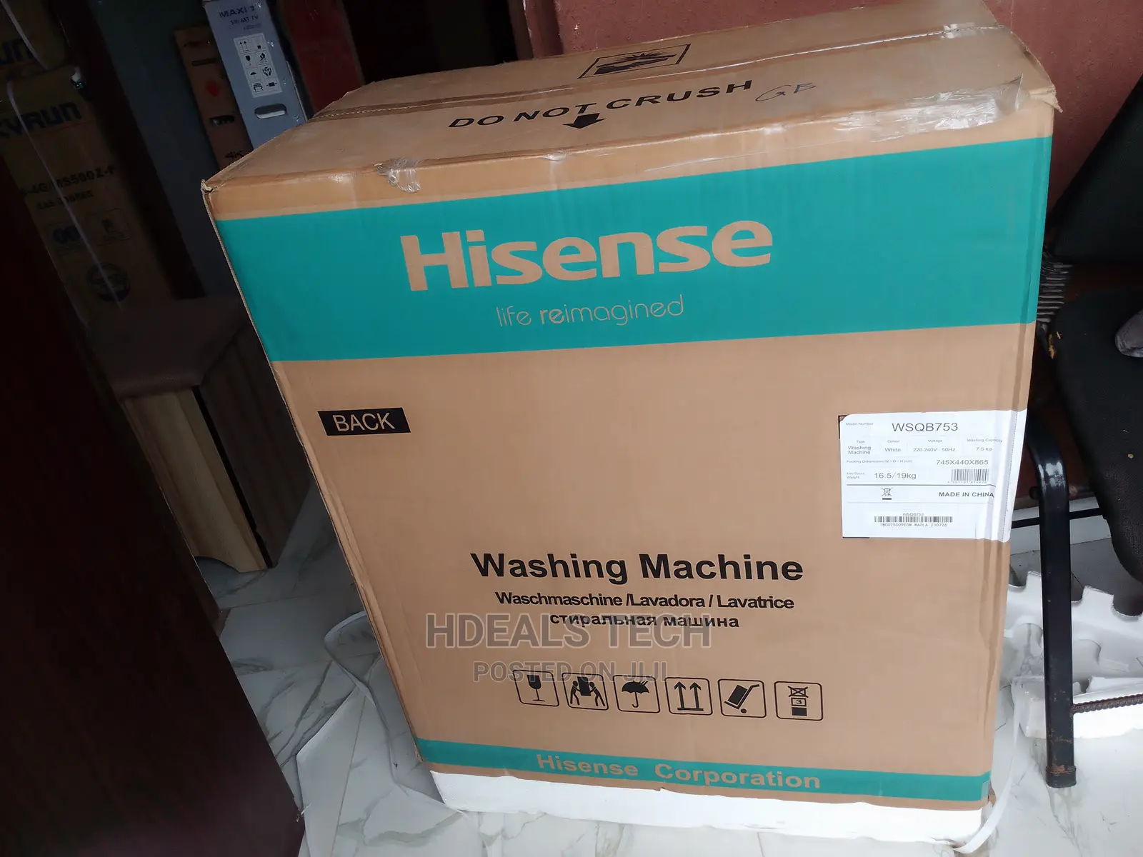 Best Selling Hisense 7.5kg Top Loader Washing Machine