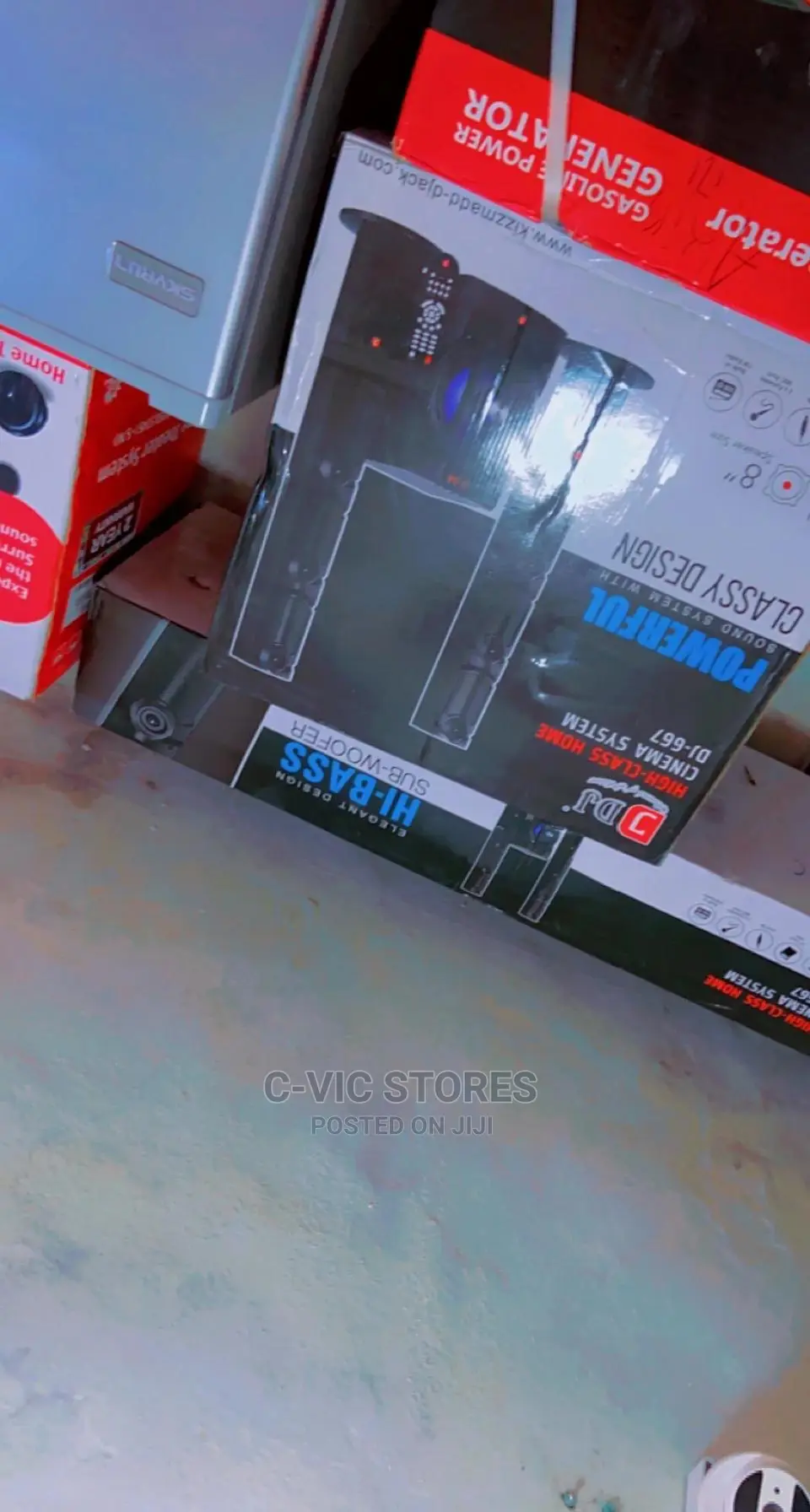 Dj Sounds Powerful Home Theater DJ-667 With Bluetooth