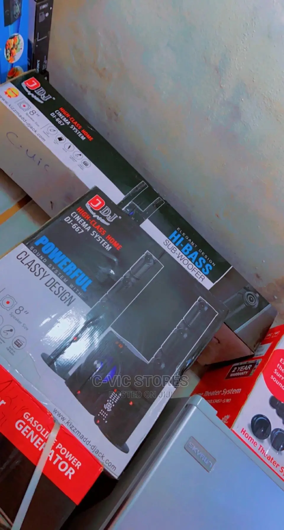 Dj Sounds Powerful Home Theater DJ-667 With Bluetooth