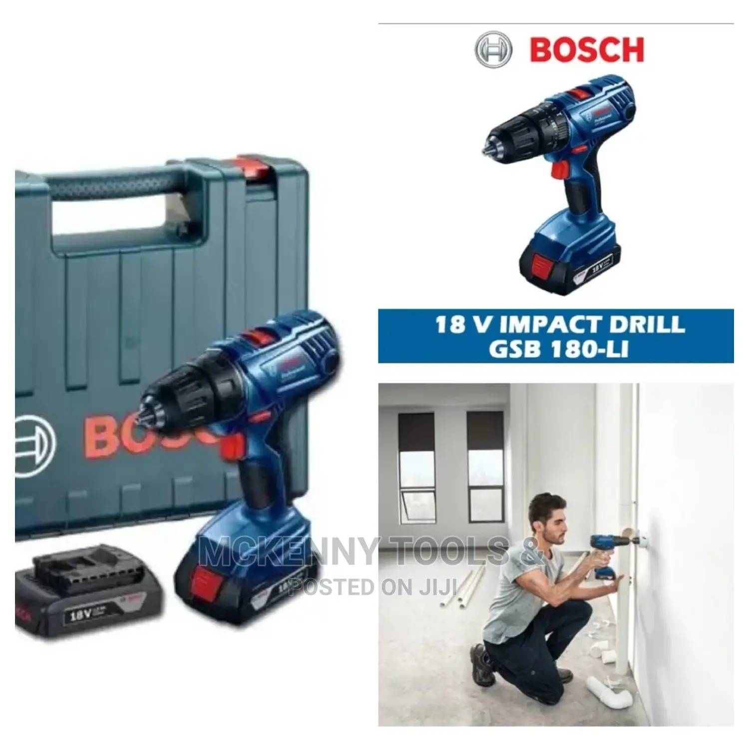 Bosch GSB 180-Li Professional Cordless Combi