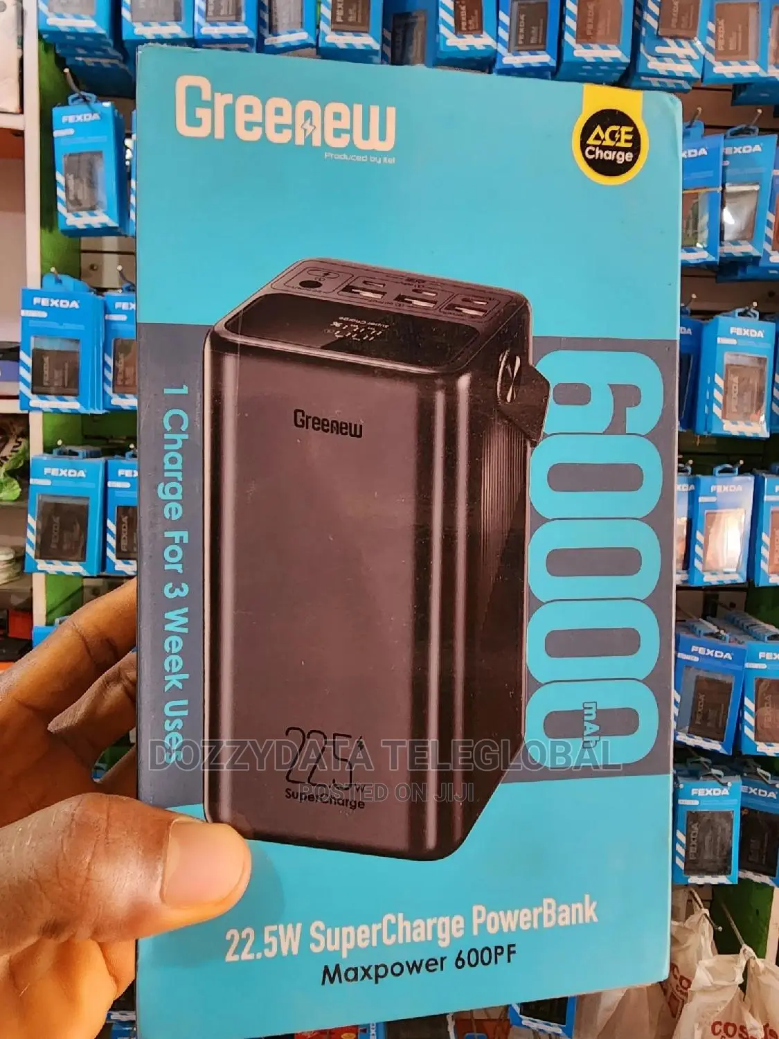 Itel 60,000mah Smart Fast Charging Digital Powerbank