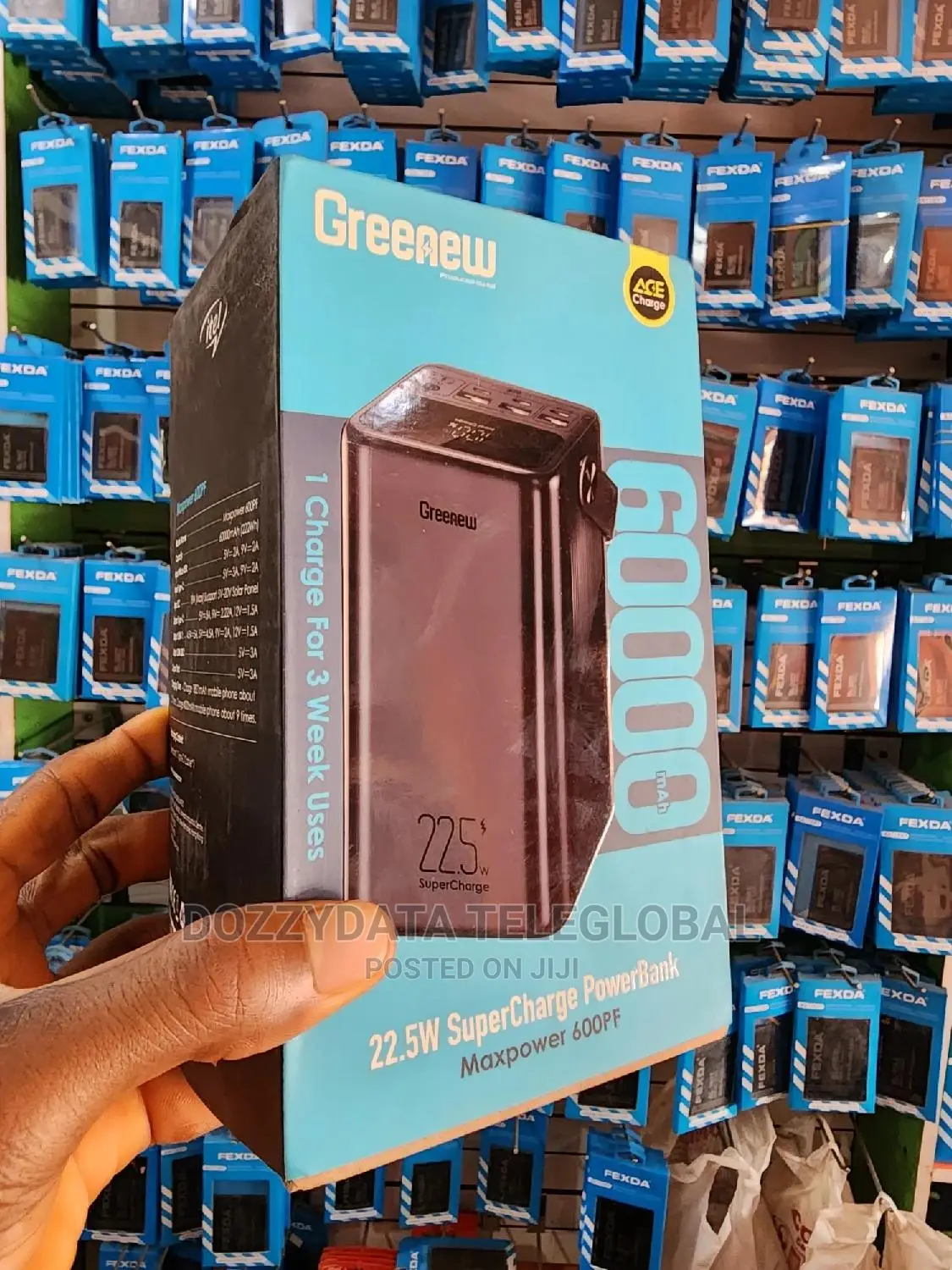 Itel 60000mah Maxpower 600PF, 22.5W Super Charge Powerbank