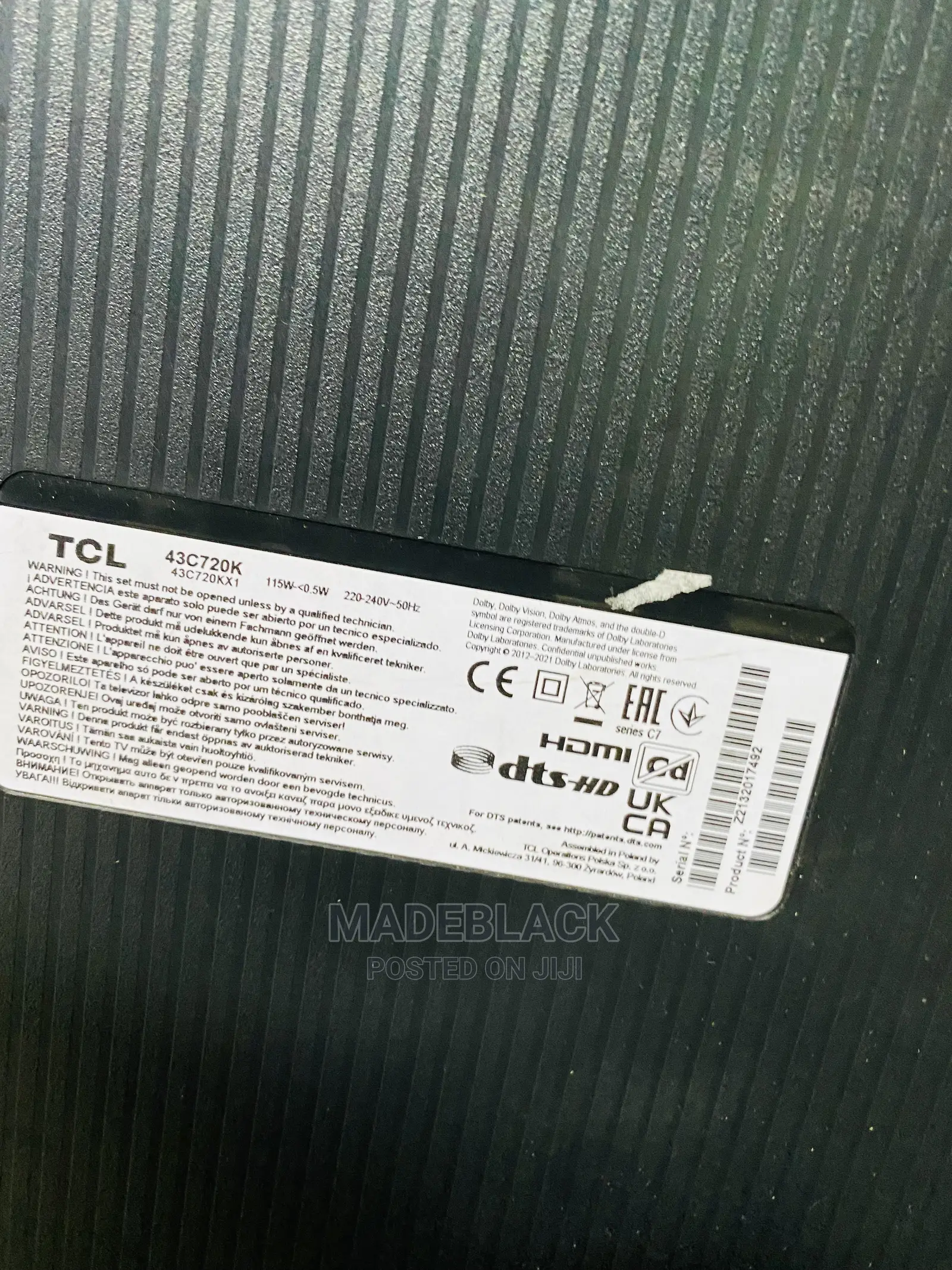 TCL 43 Inches Android Tv