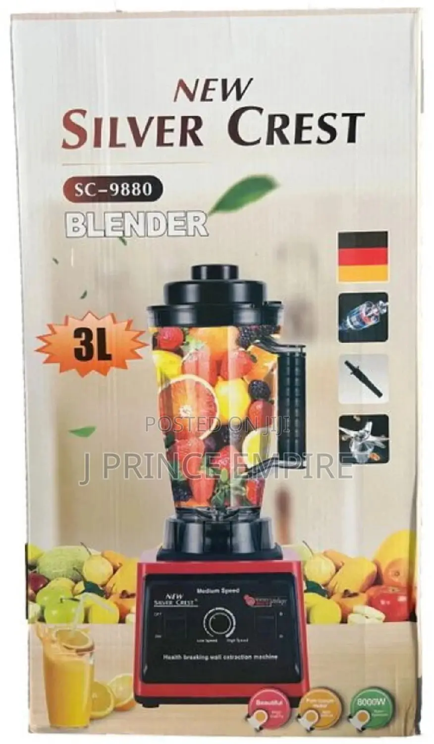 Silver Crest Multifunctional Blender 8000w